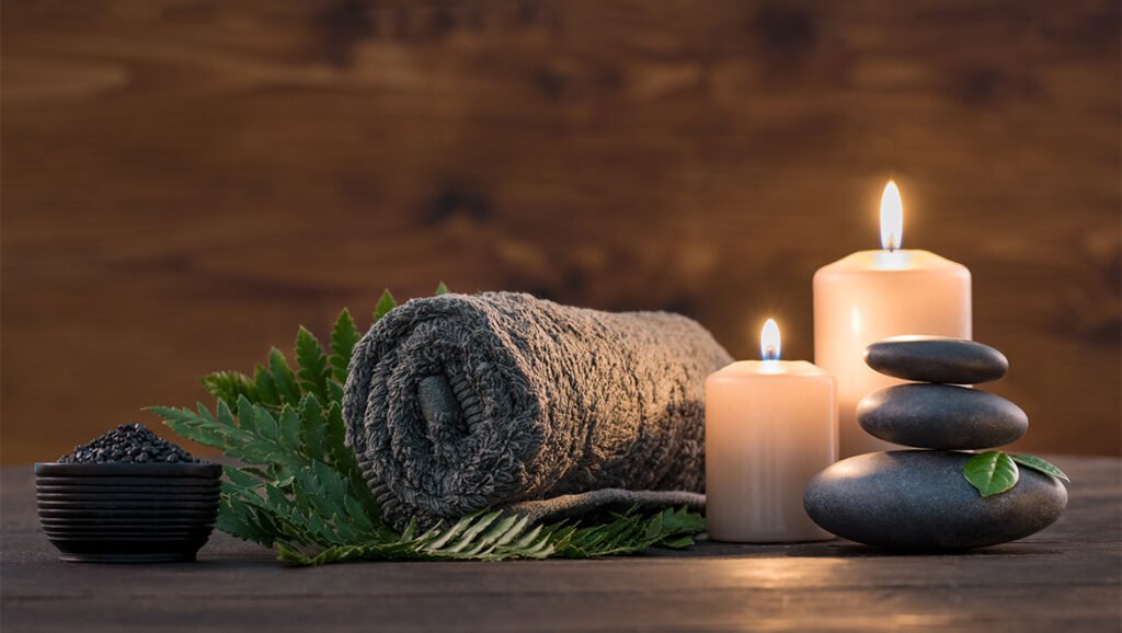 Candles and stones for Trauma Touch Therapy at Care Is, LLC