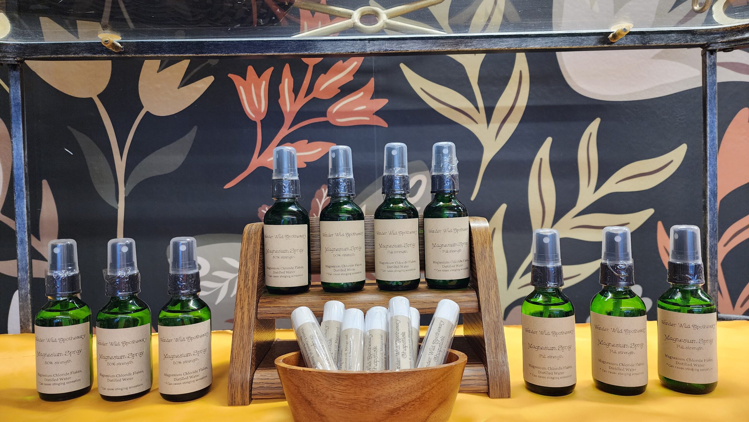 Small-batch Wander Wild Apothecary products