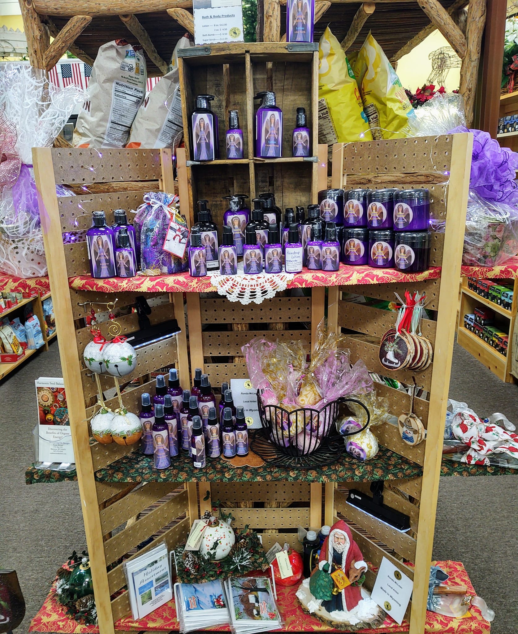 Reiki-charged energy sprays and bath and body products