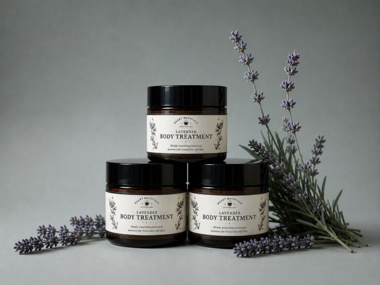 Lavender body butter from Heart Mountain Candle Co